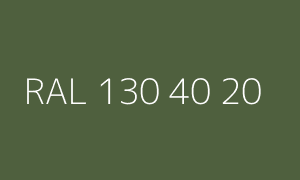 Barva RAL 130 40 20