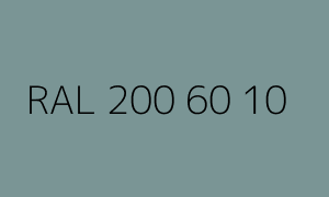 Barva RAL 200 60 10
