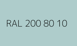 Barva RAL 200 80 10
