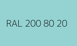 Barva RAL 200 80 20
