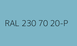 Barva RAL 230 70 20-P