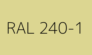 Barva RAL 240-1