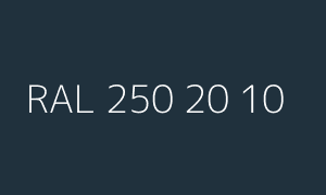 Barva RAL 250 20 10
