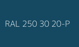 Barva RAL 250 30 20-P