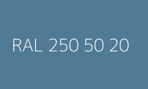 Barva RAL 250 50 20