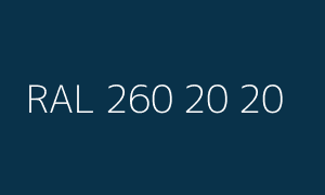Barva RAL 260 20 20