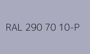 Barva RAL 290 70 10-P