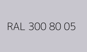 Barva RAL 300 80 05