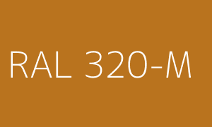 Barva RAL 320-M