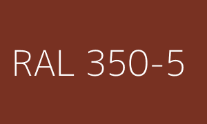 Barva RAL 350-5