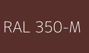Barva RAL 350-M