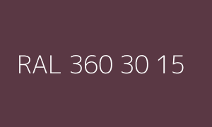 Barva RAL 360 30 15