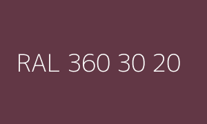 Barva RAL 360 30 20