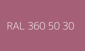 Barva RAL 360 50 30