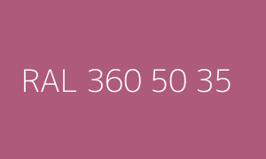 Barva RAL 360 50 35