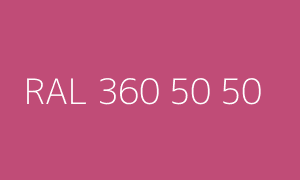 Barva RAL 360 50 50
