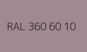 Barva RAL 360 60 10