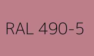 Barva RAL 490-5