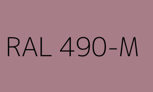 Barva RAL 490-M