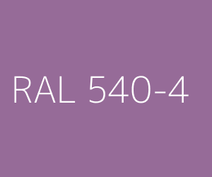 Barva RAL 540-4 