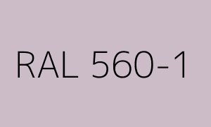 Barva RAL 560-1