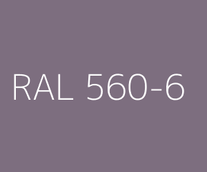 Barva RAL 560-6 