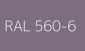 Barva RAL 560-6