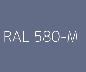 Barva RAL 580-M 