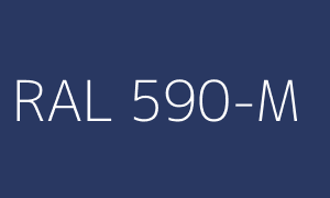 Barva RAL 590-M