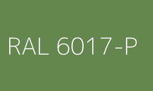 Barva RAL 6017-P