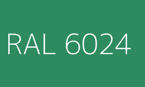 Barva RAL 6024