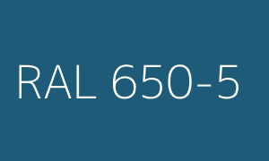 Barva RAL 650-5