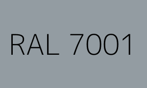 Barva RAL 7001