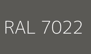 Barva RAL 7022