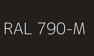 Barva RAL 790-M