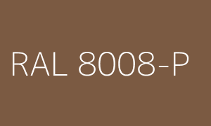 Barva RAL 8008-P