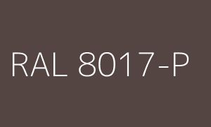 Barva RAL 8017-P