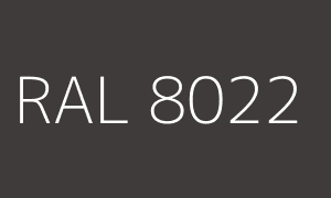 Barva RAL 8022
