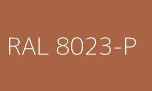 Barva RAL 8023-P