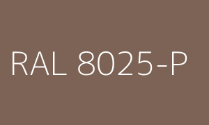 Barva RAL 8025-P