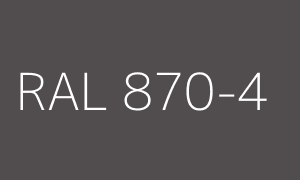 Barva RAL 870-4