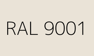 Barva RAL 9001