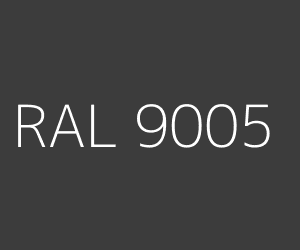 Barva RAL 9005 JET BLACK